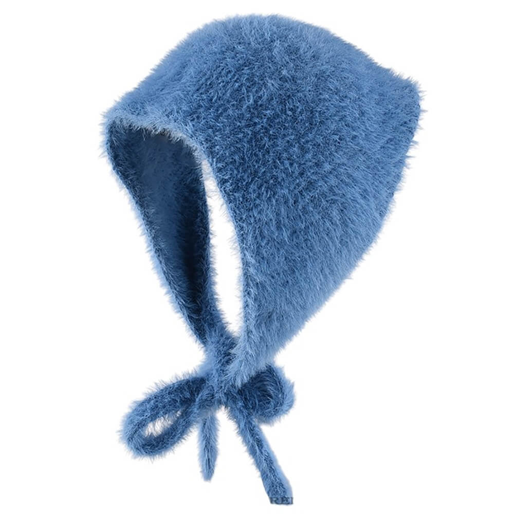Soft Fuzzy Winter Bandana Hat