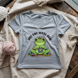 One More Row Frogging Lady V-neck