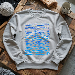 Watercolor knitting pattern Sweatshirt