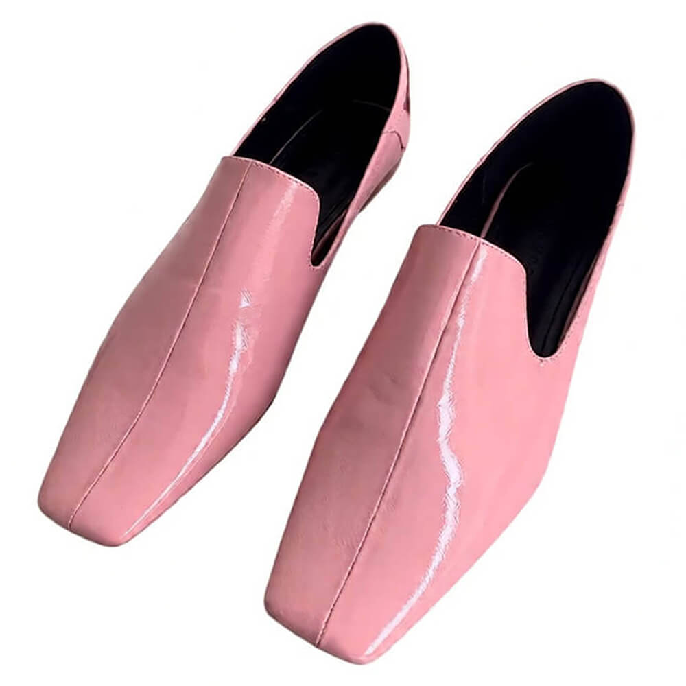 Dancing Life Square Toe Flat Loafers