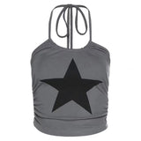 Star Girl Halter Crop Top