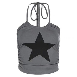Star Girl Halter Crop Top