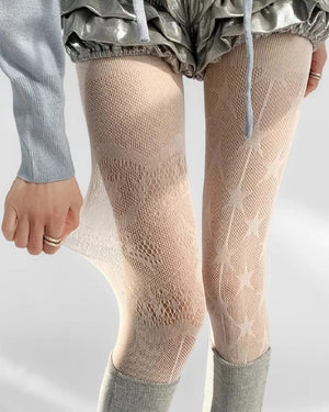Star Girl Patterned Tights