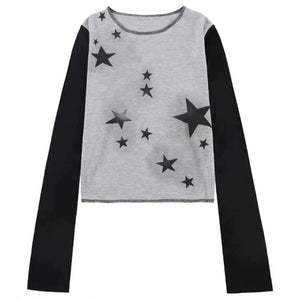 Star Girl Raglan Long Sleeve Top