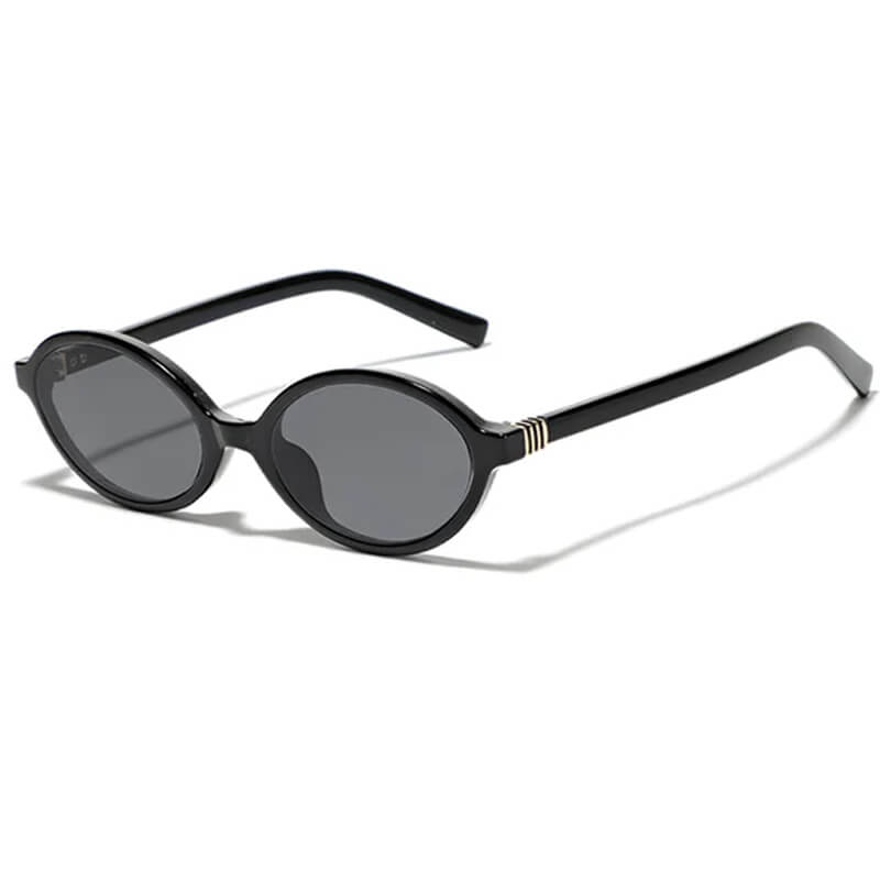 Tinted Lens Oval Sunglasses