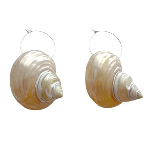 Vintage Style Seashell Earrings