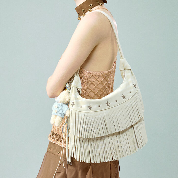 Western Stardust Fringe Bag