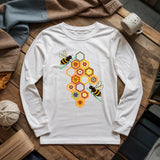 Crochet Bees Long Sleeve T-shirt