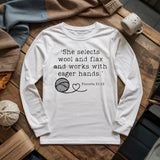 Crochet In Bible Long Sleeve T-shirt