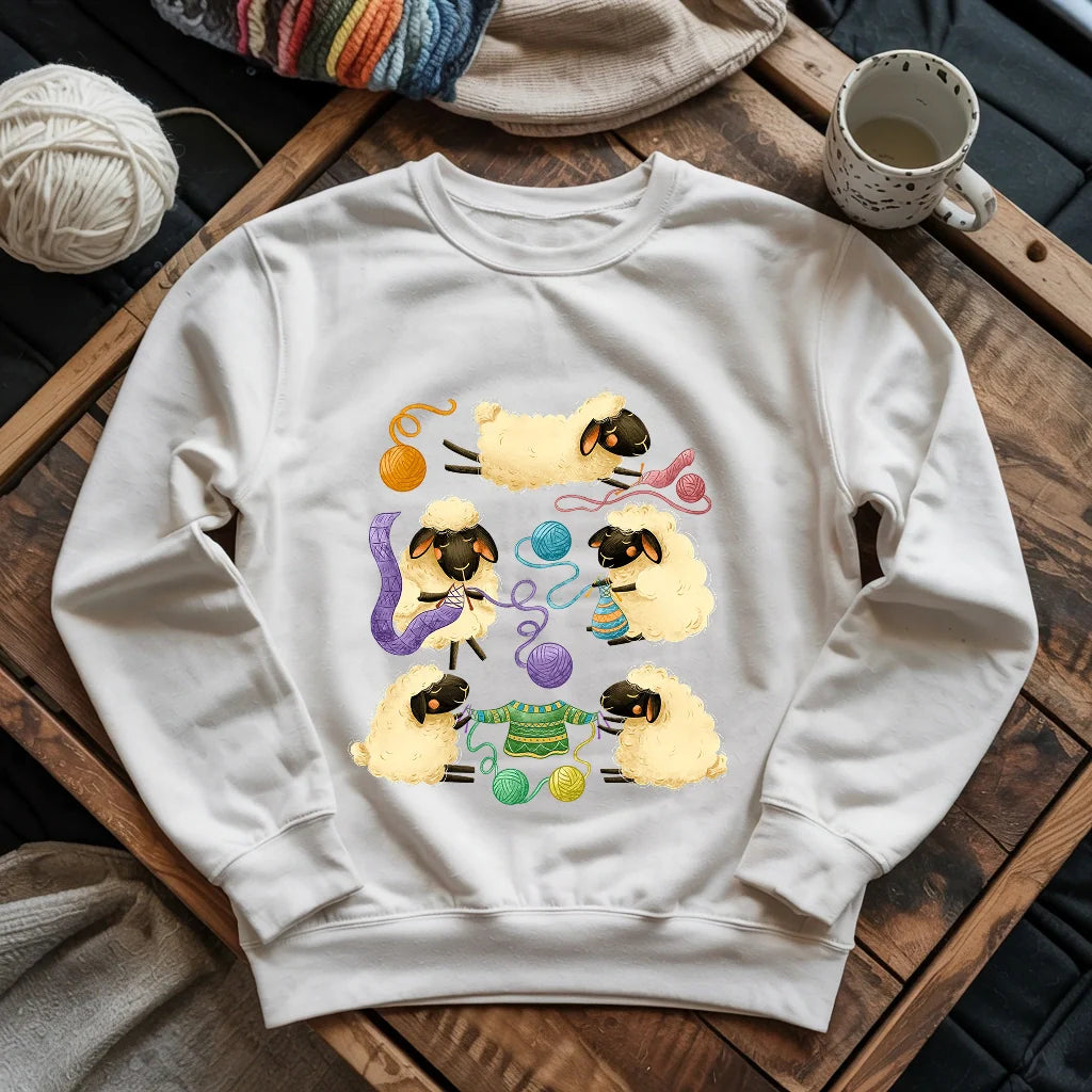 Sheep Knitter Sweatshirt