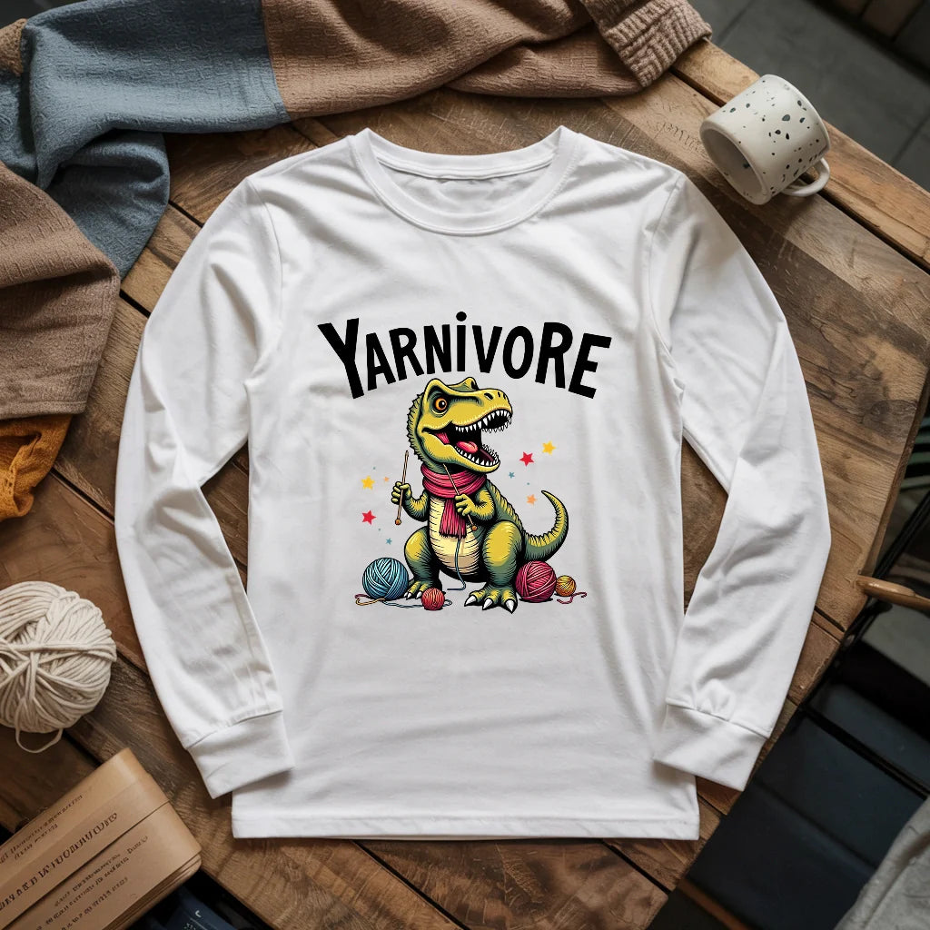 Yarnivore Knitter Long Sleeve T-shirt