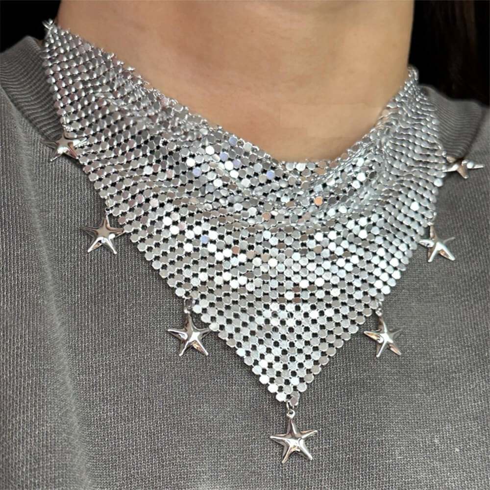 Y2K Aesthetic Star Bandana