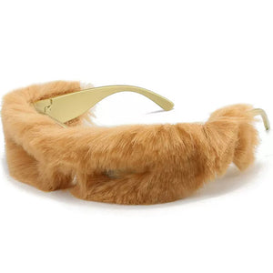 Y2K Furry Sunglasses