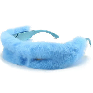 Y2K Furry Sunglasses