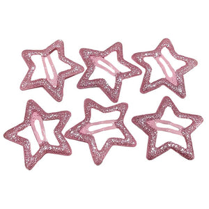Y2K Glitter Star Hair Clips