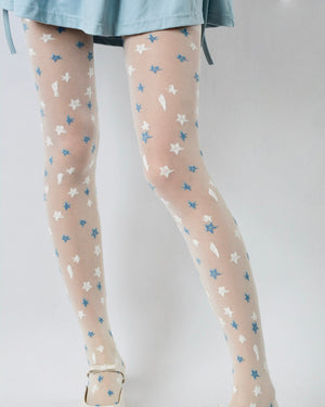 Y2K Star Pattern Tights