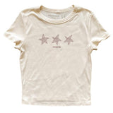 Y2K Star Print Baby Tee