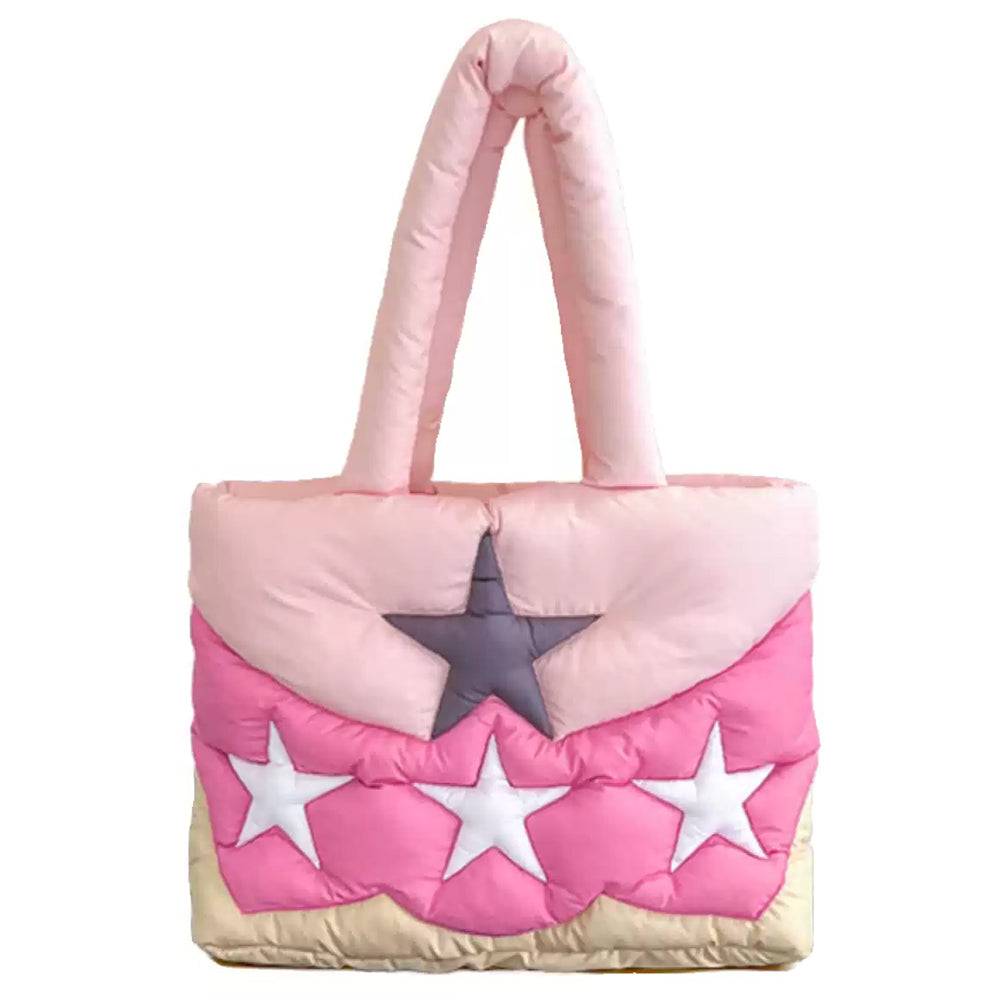 Y2K Star Puffer Handbag
