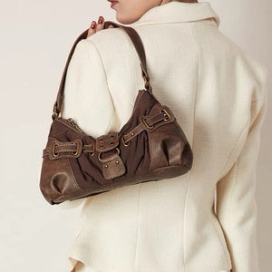 Y2K Western Baguette Bag