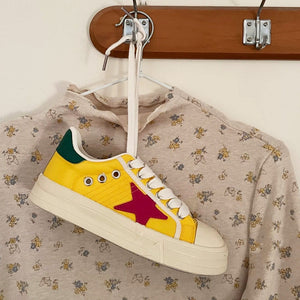 Yellow & Red Star Sneakers
